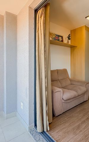 Studio à venda com 27m², 1 quarto e sem vaga Studio à venda com 27m², 1 quarto e sem vagaVaranda do Studio