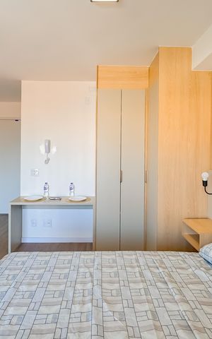 Studio à venda com 27m², 1 quarto e sem vaga Studio à venda com 27m², 1 quarto e sem vagaStudio