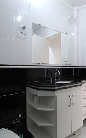 Apartamento para alugar com 108m², 2 quartos e sem vagaBanheiro Social