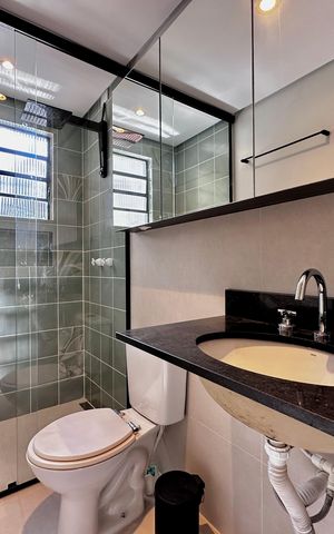 Casa à venda com 130m², 2 quartos e 1 vagaBanheiro Social 1