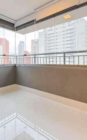 Studio à venda com 29m², 1 quarto e sem vagaVaranda