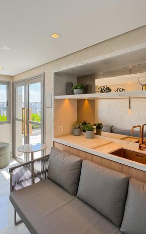 Studio à venda com 29m², 1 quarto e sem vagaEspaço Gourmet - Rooftop