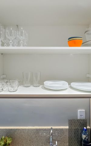 Studio à venda com 29m², 1 quarto e sem vagaCozinha