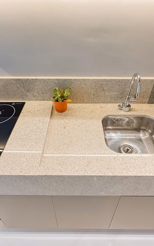 Studio à venda com 29m², 1 quarto e sem vagaCozinha