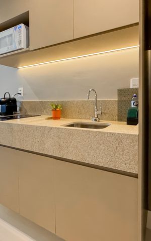 Studio à venda com 29m², 1 quarto e sem vagaCozinha