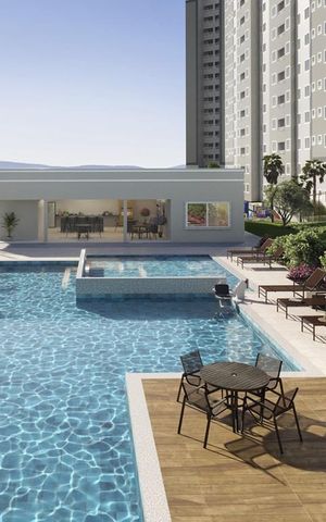Apartamento à venda com 43m², 2 quartos e 1 vaga