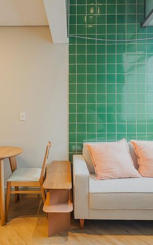 Apartamento para alugar com 40m², 1 quarto e sem vagaSala