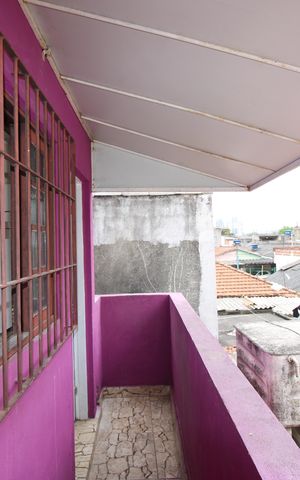 Casa para alugar com 90m², 1 quarto e sem vagaVaranda da cozinha