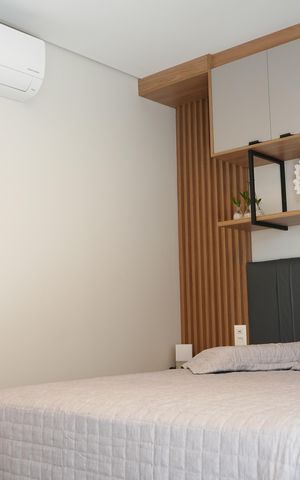 Apartamento à venda com 60m², 1 quarto e 2 vagasQuarto 