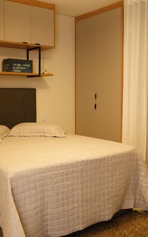 Apartamento à venda com 60m², 1 quarto e 2 vagasQuarto