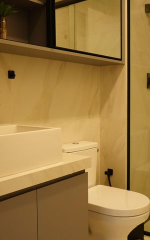 Apartamento à venda com 60m², 1 quarto e 2 vagasBanheiro