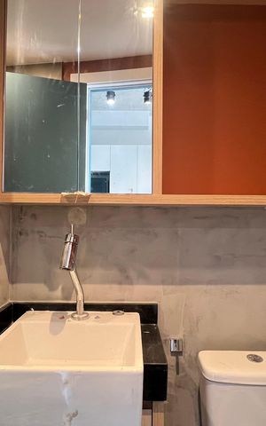 Studio à venda com 28m², 1 quarto e sem vaga Studio à venda com 28m², 1 quarto e sem vagaBanheiro