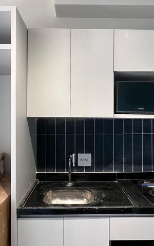 Studio à venda com 28m², 1 quarto e sem vaga Studio à venda com 28m², 1 quarto e sem vagaCozinha
