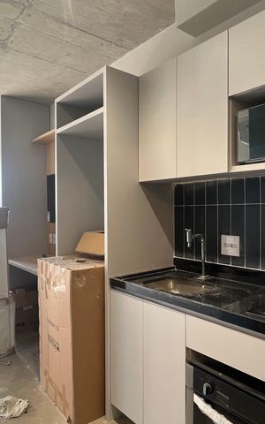 Studio à venda com 28m², 1 quarto e sem vaga Studio à venda com 28m², 1 quarto e sem vagaCozinha