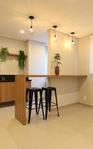 Apartamento à venda com 40m², 2 quartos e sem vagaÁrea comum - Salão de festas