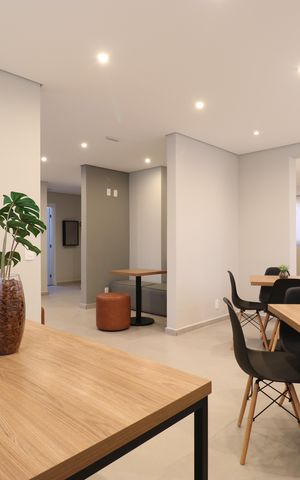 Apartamento à venda com 40m², 2 quartos e sem vagaÁrea comum - Salão de festas