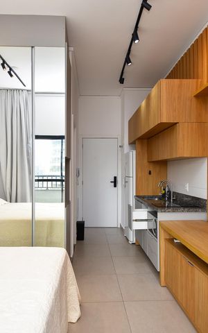 Studio para alugar com 25m², 1 quarto e sem vaga Studio para alugar com 25m², 1 quarto e sem vagaStudio
