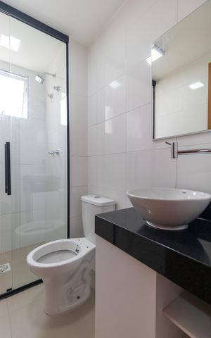 Apartamento à venda com 45m², 2 quartos e 1 vaga Apartamento à venda com 45m², 2 quartos e 1 vagaBanheiro