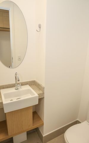 Apartamento para alugar com 41m², 1 quarto e 1 vaga Apartamento para alugar com 41m², 1 quarto e 1 vagaBanheiro