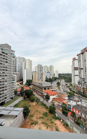 Studio para alugar com 33m², 1 quarto e 1 vaga Studio para alugar com 33m², 1 quarto e 1 vagaVaranda