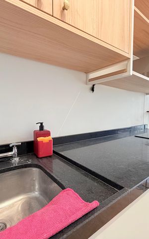Studio para alugar com 33m², 1 quarto e 1 vaga Studio para alugar com 33m², 1 quarto e 1 vagaCozinha