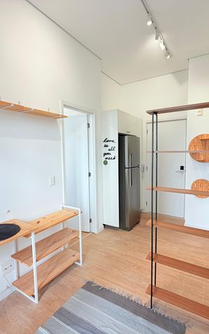 Studio para alugar com 33m², 1 quarto e 1 vaga