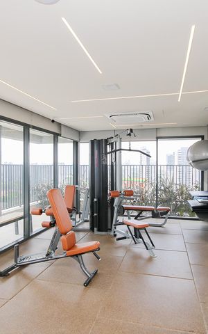 Studio à venda com 26m², 1 quarto e sem vagaAcademia