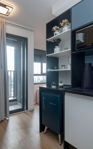 Studio à venda com 26m², 1 quarto e sem vagaStudio