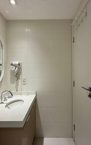 Studio para alugar com 26m², 1 quarto e sem vaga Studio para alugar com 26m², 1 quarto e sem vagaBanheiro