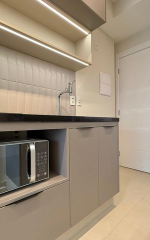 Studio para alugar com 26m², 1 quarto e sem vaga Studio para alugar com 26m², 1 quarto e sem vagaCozinha