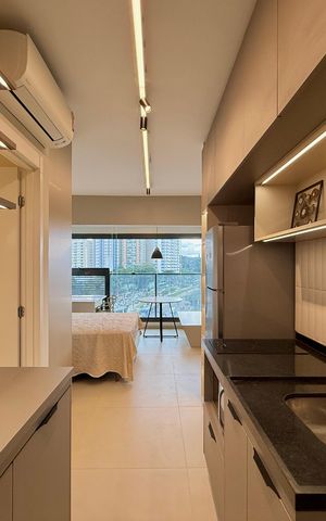 Studio para alugar com 26m², 1 quarto e sem vaga Studio para alugar com 26m², 1 quarto e sem vagaCozinha