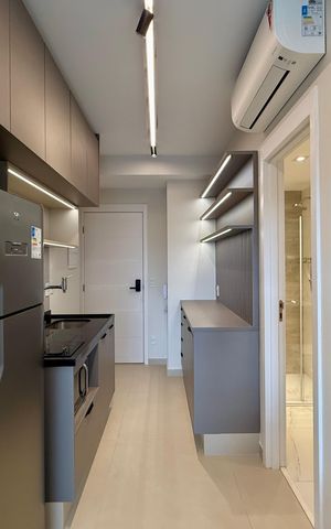 Studio para alugar com 26m², 1 quarto e sem vaga Studio para alugar com 26m², 1 quarto e sem vagaCozinha