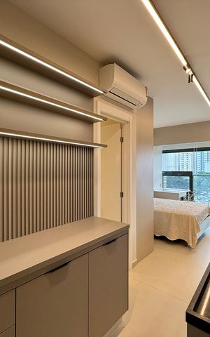 Studio para alugar com 26m², 1 quarto e sem vaga Studio para alugar com 26m², 1 quarto e sem vagaCozinha