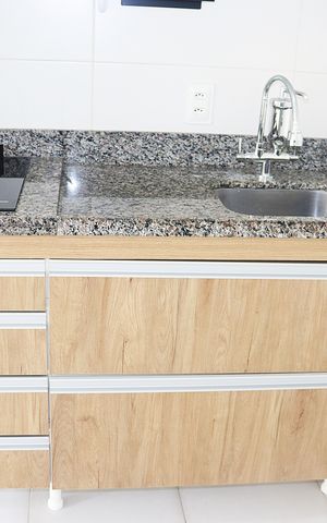 Studio à venda com 29m², 1 quarto e sem vagaCozinha