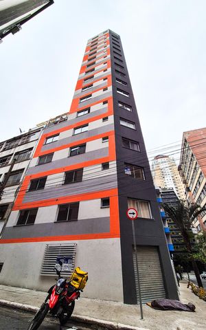 Studio para alugar com 15m², 1 quarto e sem vagaFachada do Prédio
