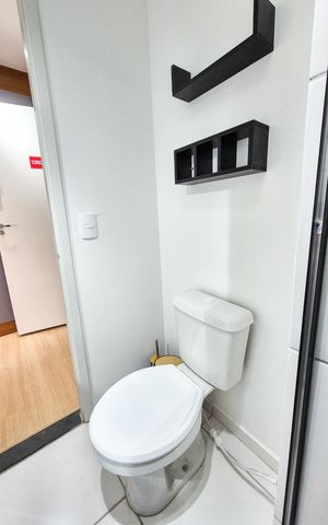 Studio para alugar com 15m², 1 quarto e sem vagaBanheiro social