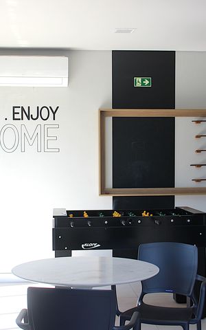 Studio à venda com 25m², 1 quarto e sem vagaSalão de Jogos