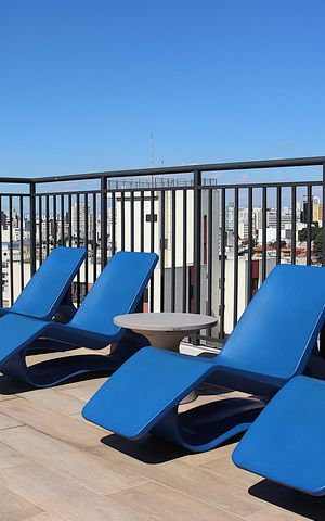 Studio à venda com 25m², 1 quarto e sem vagaTerraço - Banheira