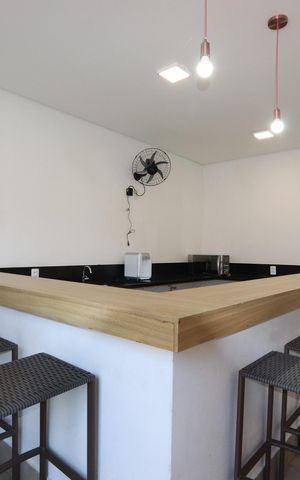 Apartamento à venda com 41m², 2 quartos e sem vagaÁrea comum - Salão de festas
