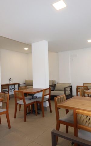 Apartamento à venda com 41m², 2 quartos e sem vagaÁrea comum - Salão de festas