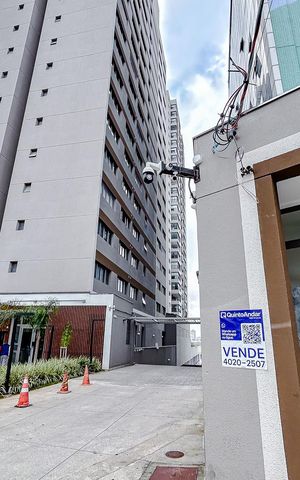 Apartamento à venda com 27m², 1 quarto e sem vagaFachada com Plaquinha