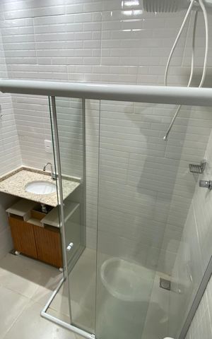 Casa para alugar com 55m², 2 quartos e sem vaga Casa para alugar com 55m², 2 quartos e sem vagaBanheiro Social