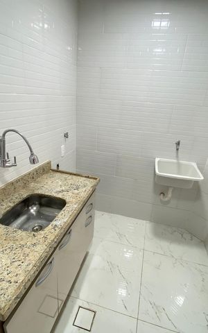 Casa para alugar com 55m², 2 quartos e sem vaga Casa para alugar com 55m², 2 quartos e sem vagaCozinha e Área de Serviço