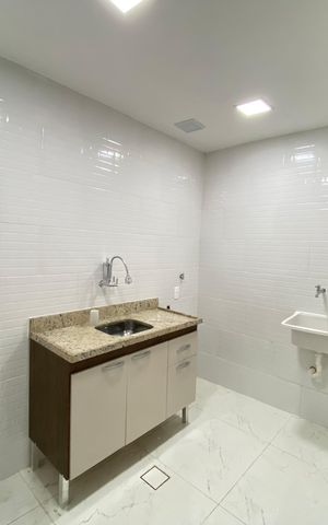 Casa para alugar com 55m², 2 quartos e sem vaga Casa para alugar com 55m², 2 quartos e sem vagaCozinha e Área de Serviço