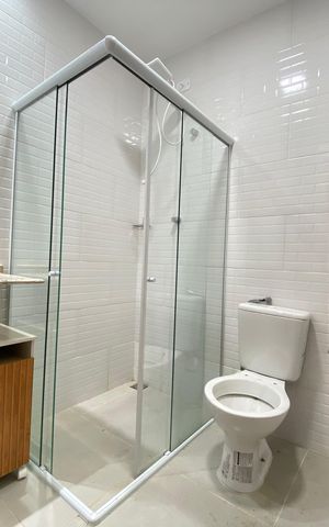 Casa para alugar com 55m², 2 quartos e sem vaga Casa para alugar com 55m², 2 quartos e sem vagaBanheiro Social