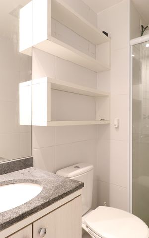 Apartamento para alugar com 34m², 2 quartos e sem vagaBanheiro