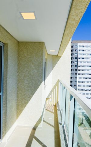 Apartamento à venda com 68m², 2 quartos e 2 vagasVaranda da Sala
