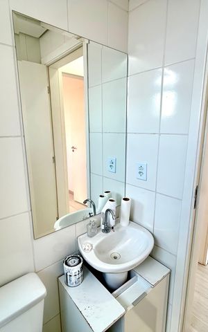 Apartamento à venda com 47m², 2 quartos e sem vaga Apartamento à venda com 47m², 2 quartos e sem vagaBanheiro