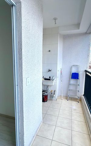 Apartamento à venda com 47m², 2 quartos e sem vaga Apartamento à venda com 47m², 2 quartos e sem vagaVaranda da Sala