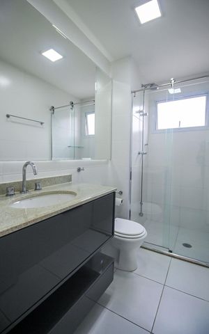 Apartamento à venda com 138m², 3 quartos e 2 vagasBanheiro da Suíte 2
